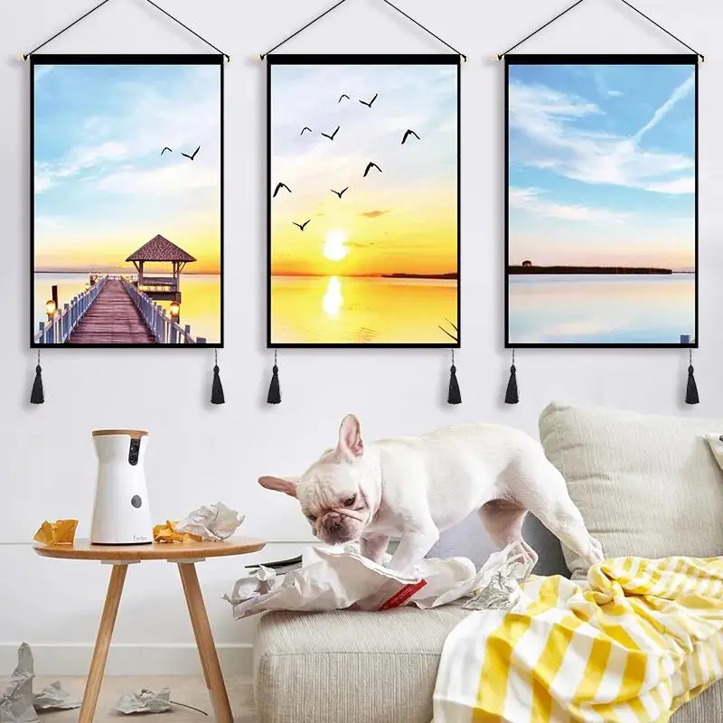 

Sunset Landscape Canvas Painting Print Poster Home Decor Pictures Wall Art for Living Room Decoration Scroll Painting Posters