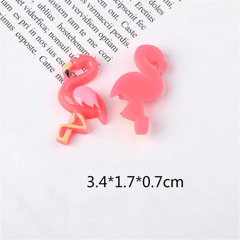 10Pcs Resin Flatback Cute Snails Crocodile Flamingo Cabochons Flat back for Hair Bow Center Scrapbooking DIY Embellishment Craft | Дом и сад