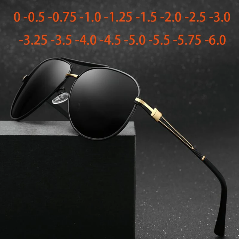 

Oval Prescription Sunglasses Men Polarized Women Driving Nearsighted Sun Glasses For Female SPH 0 -0.5 -0.75 -1.0 To -6.0