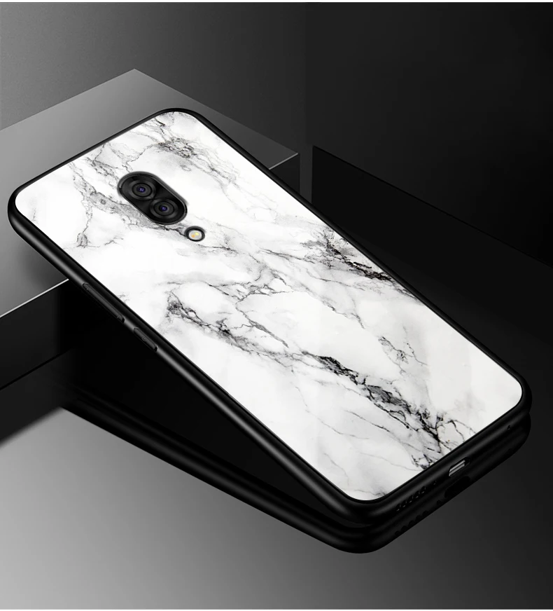 21 Для lenovo Z5 Pro GT чехол PC Пластиковый стеклянный чехол для телефона черный ТПУ бампер чехол для lenovo Z5 Pro GT задняя крышка для lenovo Z5Pro GT - Цвет: 21