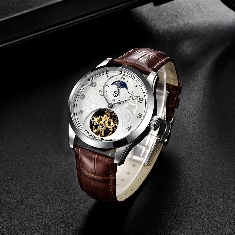 

Pagani Design 2021 New Men's Automatic Mechanical Watch Stainless Steel Waterproof Sports Watch Men's Gyctai Watch Reloj