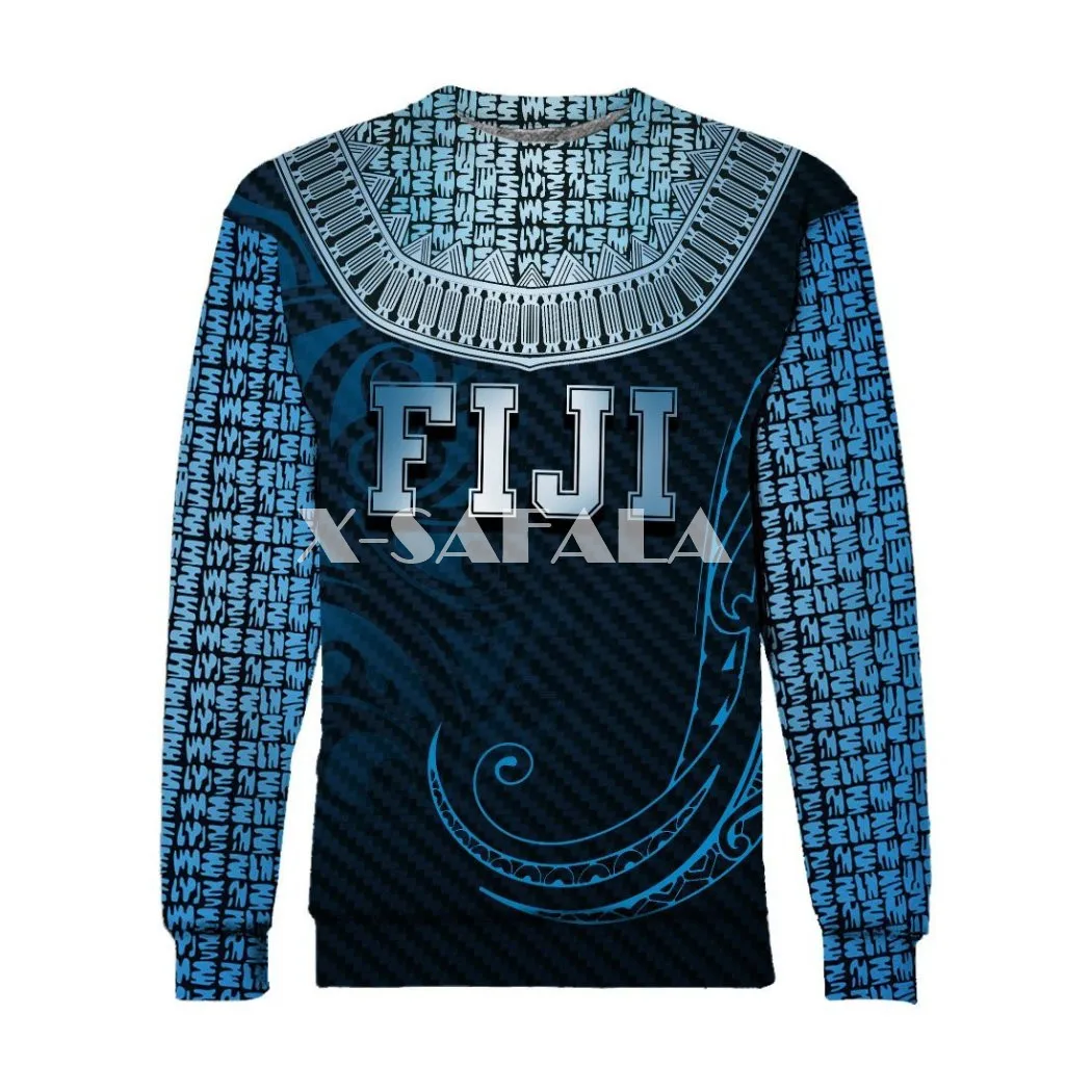 

Fiji T- Youthful Dynamic Polynesian 3D Print XS-7XL Hoodie Man Women Harajuku Outwear Zipper Pullover Sweatshirt Unisex-3