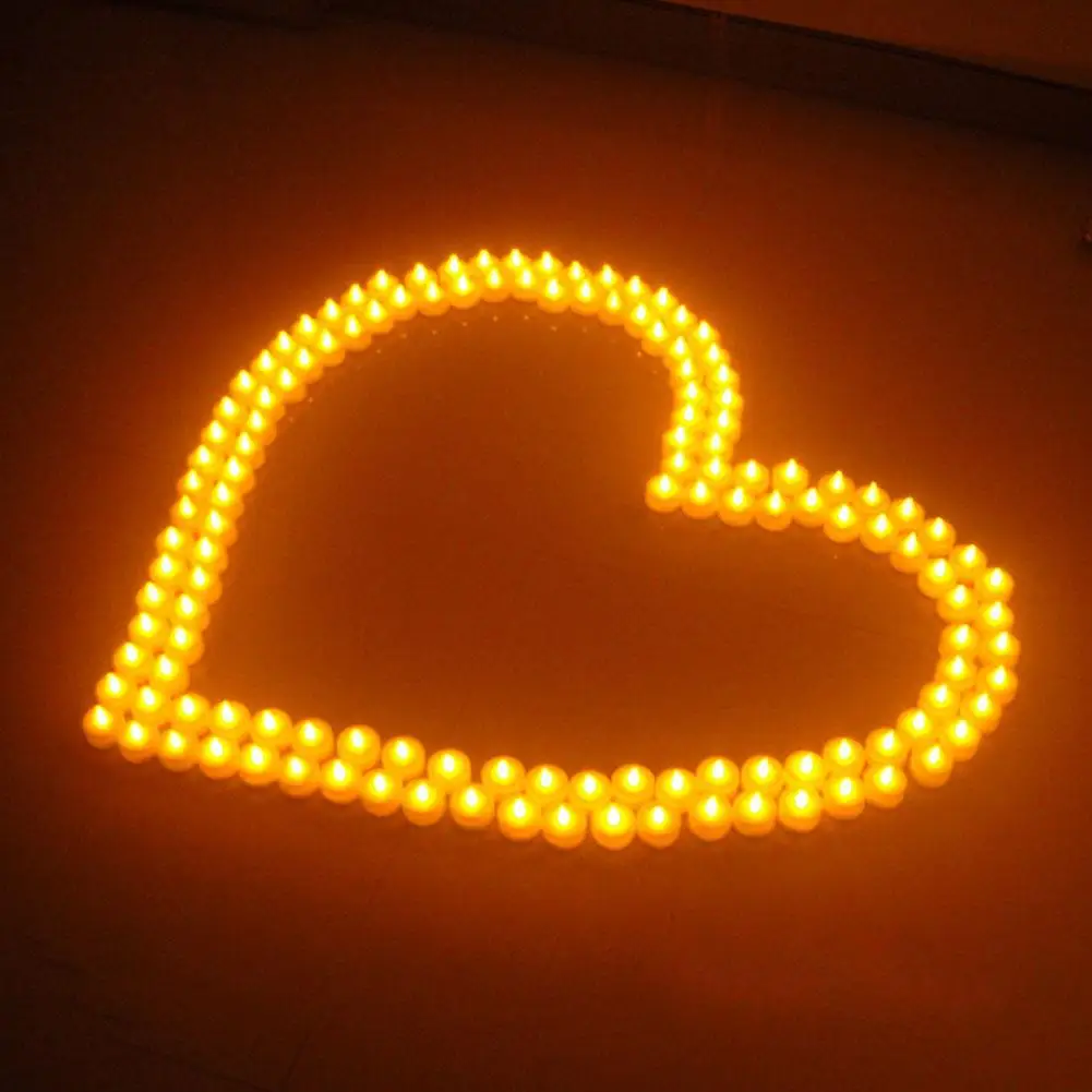 Светодиодный свечи светильник украшение чайной Мерцающая батарея | Дом и сад