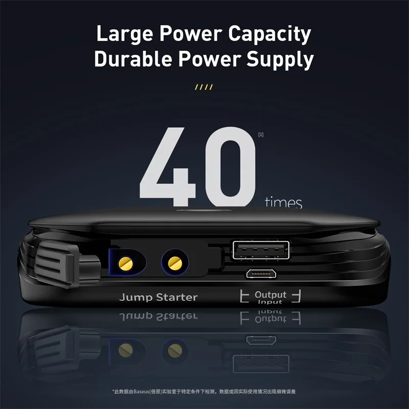 Baseus 8000 мАч автомобильный стартер аккумулятор Power Bank Высокая емкость пусковой