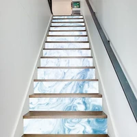 6pcs13pcs fresh marble lines staircase sticker pvc stair wallpaper decals diy self adhesive vinyl mural stairway decor posters