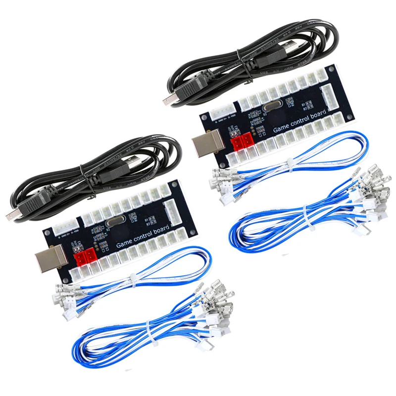 2 игрока кодировщик DIY Набор для аркадных игр джойстик чип ПК игровой контроллер