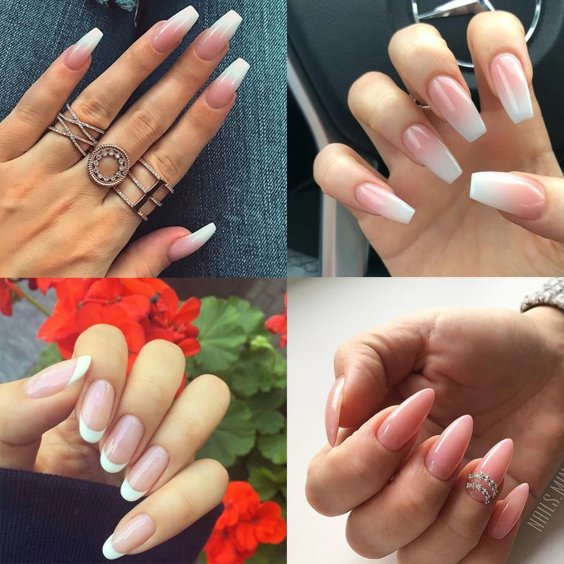 MSHARE акриловый гель черный 60 мл полистроитель Кристальный для ногтей