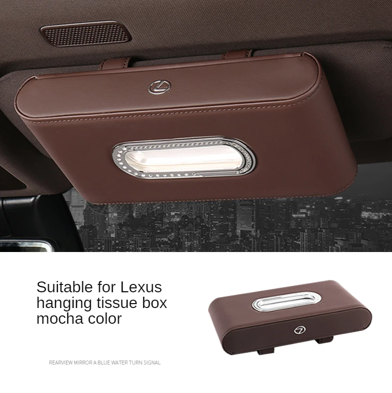 

Suitable for Lexus Car Tissue Box ES200 Interior NX200RX300ES300h Car Drawer Car Interior Supplies
