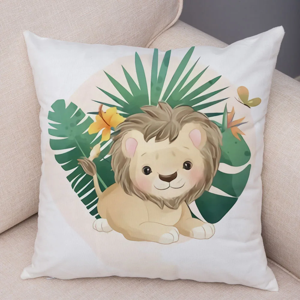 

Чехол для подушки BANXIAO Тропические листья