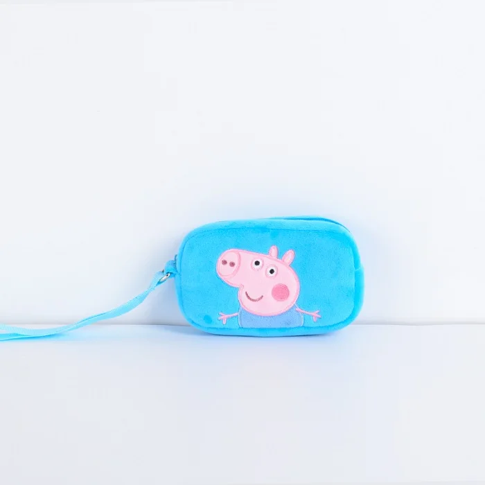 Peppa Pig Джордж Page плюшевый игрушечный кошелек милый мальчик девочка мультфильм Действие Модель персонажа кошелек лучший подарок на день рождения для детей