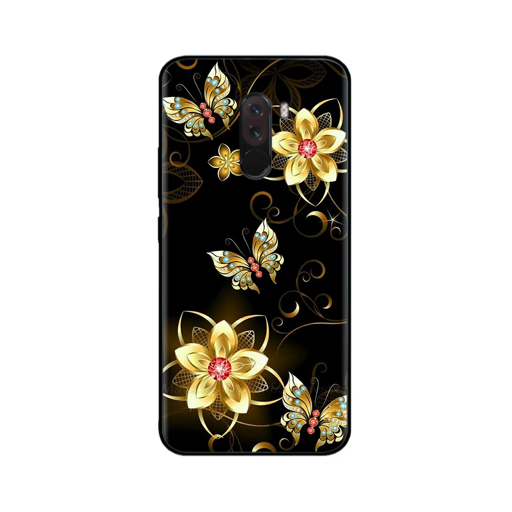 phone case for xiaomi pocophone f1 global case pocofone f1 silicone soft tpu back cover for xiomi poco f1 case black bumper free global shipping