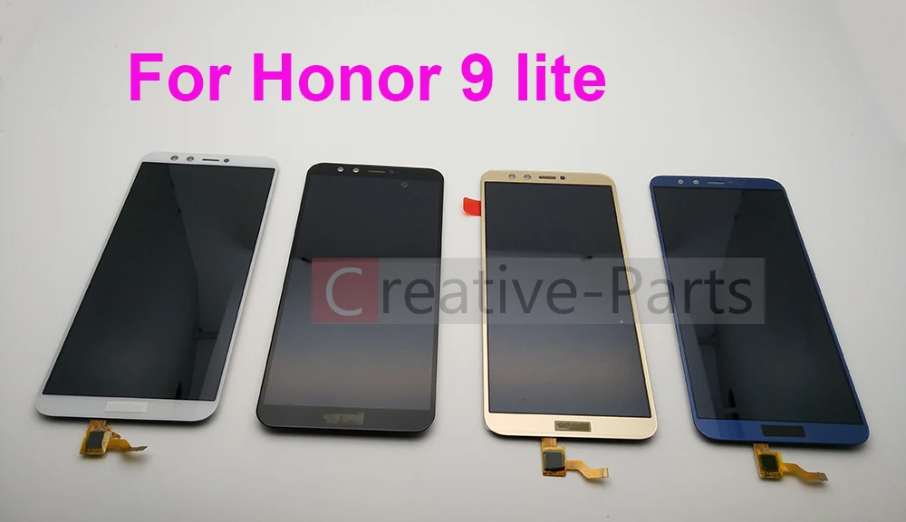 Оригинальный ЖК экран для Huawei Honor 9 lite черный цвет с сенсорным стеклом дигитайзер