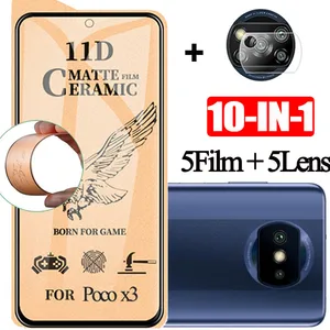 poco x3 Soft Matte Ceramics Film for xiaomi mi pocophone x3 Screen
Protector poco x 3 nfc glass poco-x3 Protective Film poco x3