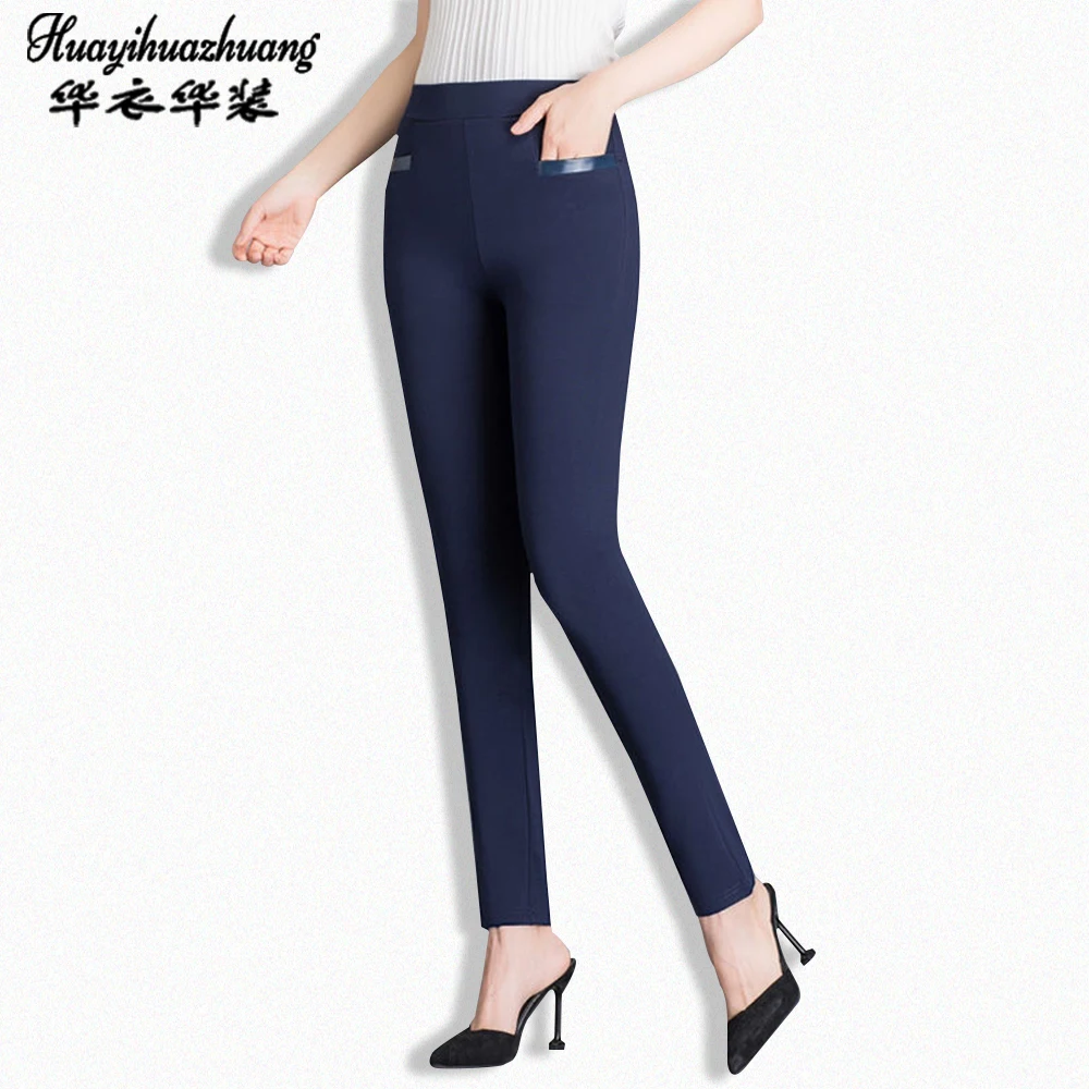 M-4XL trousers spring and autumn Legings Women Legging Pants Thin Large Size Stretch Ankle-Length New summer 2020 | Женская одежда