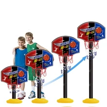 Children Basketball Playing Set Adjustable Basket Outdoor Sports Basketball Goal Indoor Interaction Boy Kids Yard Game Toys