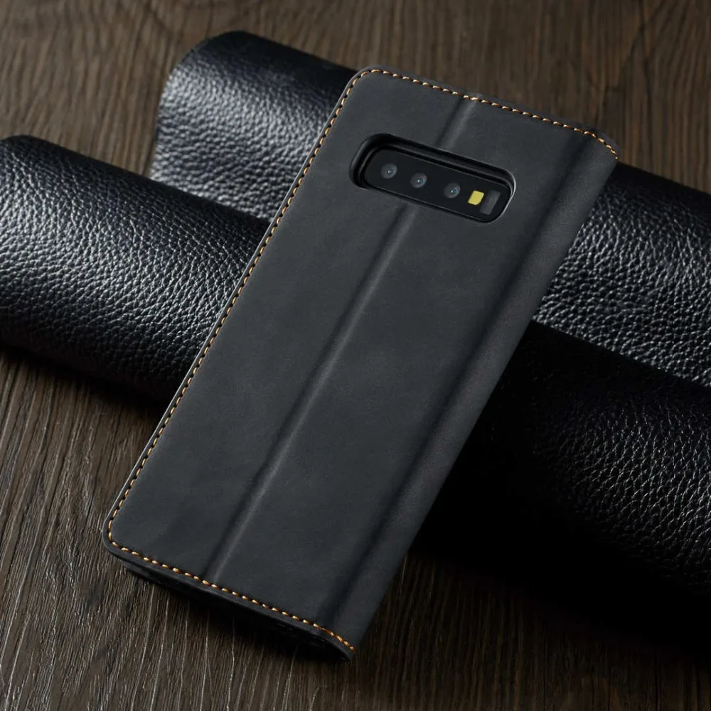 С откидной крышкой на магните чехол для телефона для samsung Galaxy S10 S9 S8 плюс A10 A20 A20E A30 A40 A50 A60 A70 A80 A90 Note10 9 Plus Coque