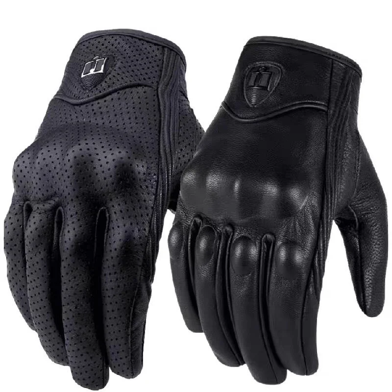 

Leather Motorbike Racing Outdoor Tactical Riding Climbing Work Motocross Protective Skiing Goalkeeper Off Road Motorcycle Gloves