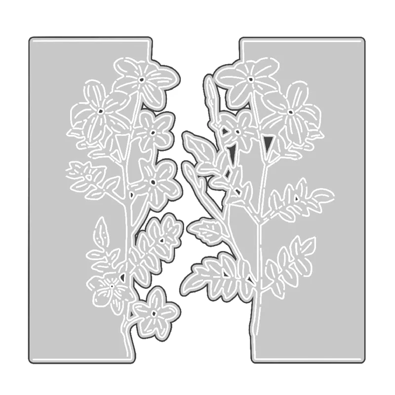 Металлические режущие штампы и Скрапбукинг для изготовления бумаги цветочное