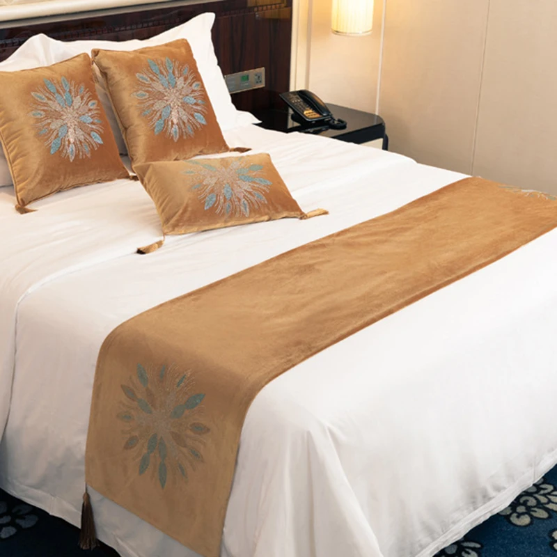 Вельветовое покрывало для кровати с принтом растений свадебные украшения дома