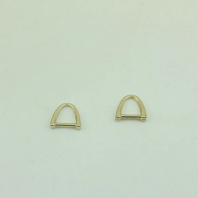 100Pcs 10mm O D Ring Metal Belt Buckles for Bags Strap Hanger Hook Buckle DIY Handbag Hardware Craft Sewing Accessories