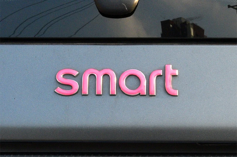Автомобильная наклейка с логотипом для Smart 451 453 fortwo forfour 3D Автомобильная задняя эмблемы и аксессуары для автомобиля внешний стиль автомобиля
