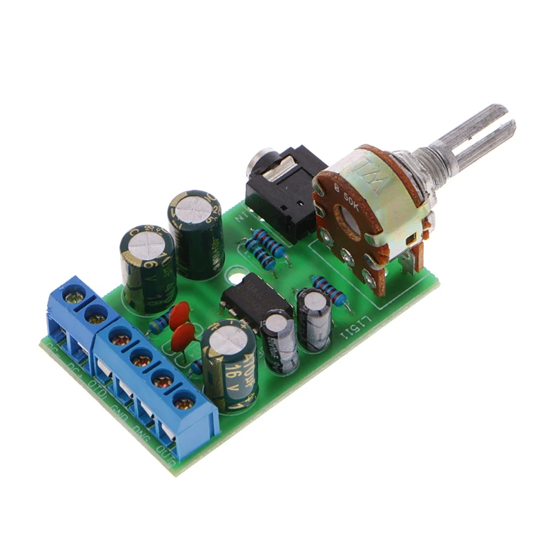 

R58B DC 1.8-12V TDA2822M 2.0 Channel Stereo Mini AUX Amplifier Board Module AMP