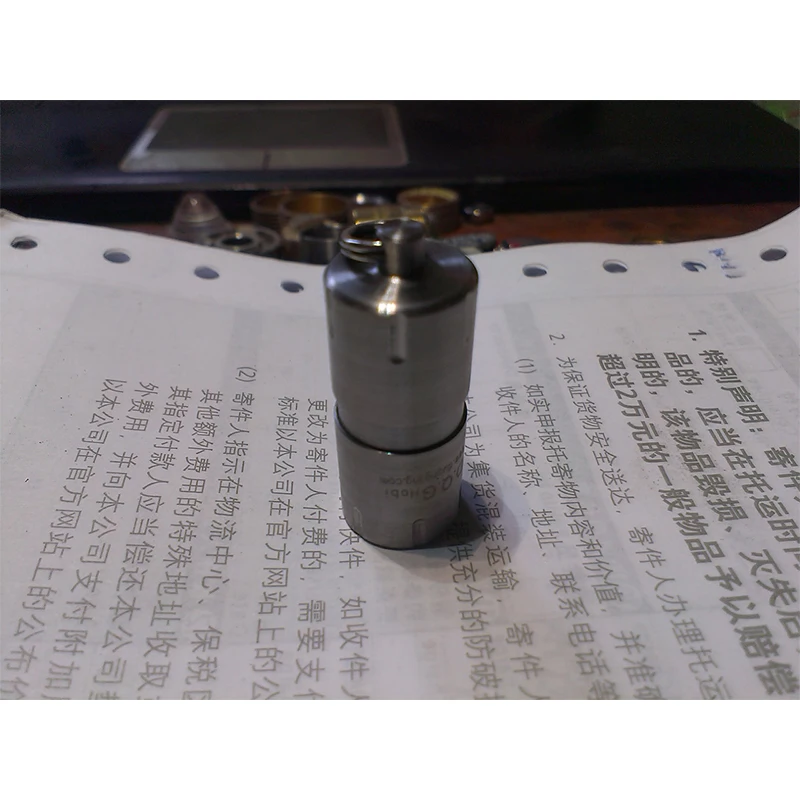 Миниатюрный светодиодный фонарик из нержавеющей стали 2 режима