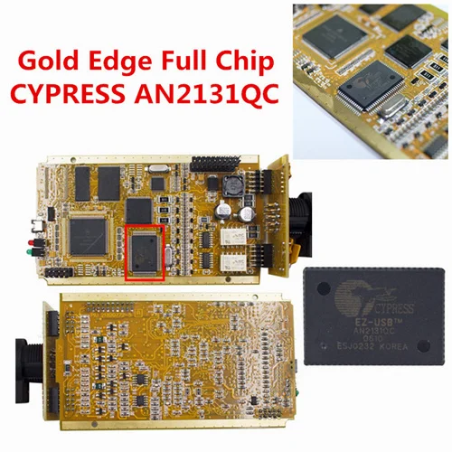 Full Chip AN2131QC Для Renault может закрепить полный чип диагностический сканер последний V190 может закрепить OBD2 Диагностический Интерфейс инструмент Reprog V175 - Цвет: Full Chip AN2131QC