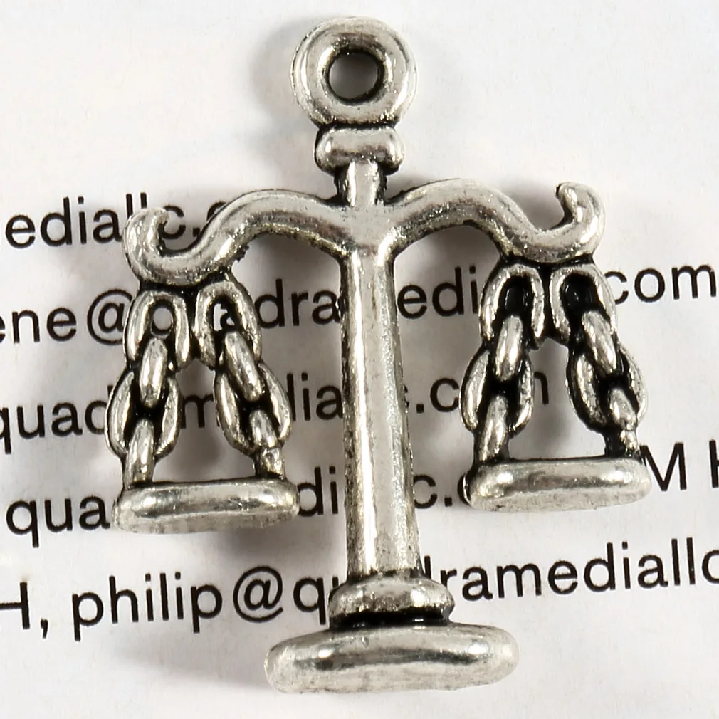 Новая Мода подвеска &quotВесы&quot ожерелье чокер Шарм ювелирные изделия ручной