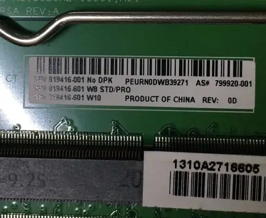 799920 001 For HP Pro One 400 G2 AIO Motherboard 819416 001 819416 501 