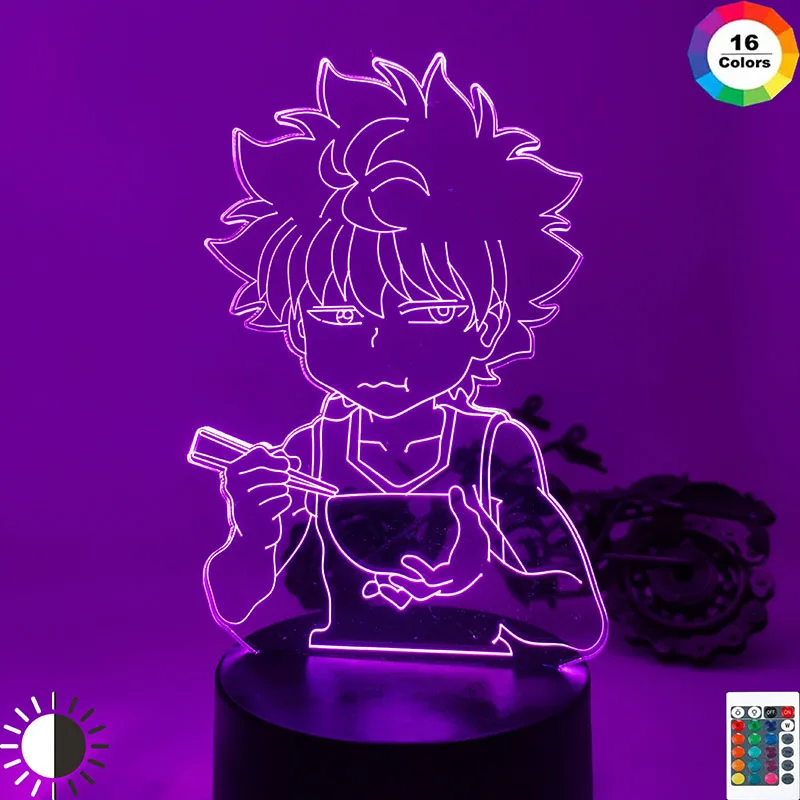Светодиодный светильник Hunter X Killua для детской спальни декор Hxh светодиодный