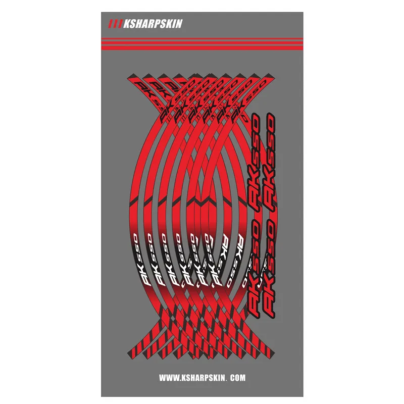 12 X Motorcycle outer ring sticker stripe wheel accessories decorative reflective decals Suitable for KYMCO AK550 ak 550 | Автомобили и