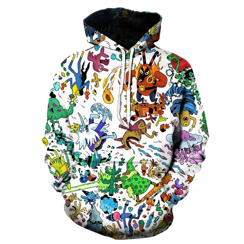 

Fashion men 3D cartoon hoodie men loose sweatshirt comfortable spring harajuku 3D hoodie casual manga jumper hip-hopXXS-6XL