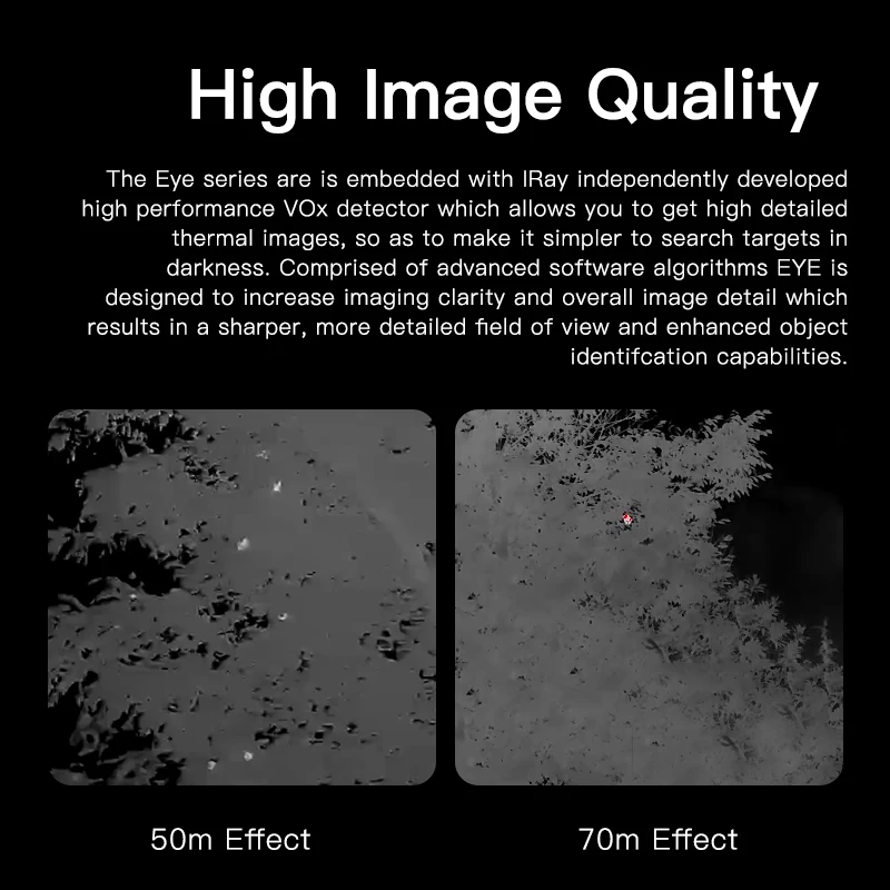 Монокулярный тепловизор Infiray E2N/E3N/E3 PLUS/E6 Pro ручной инфракрасный прицел для