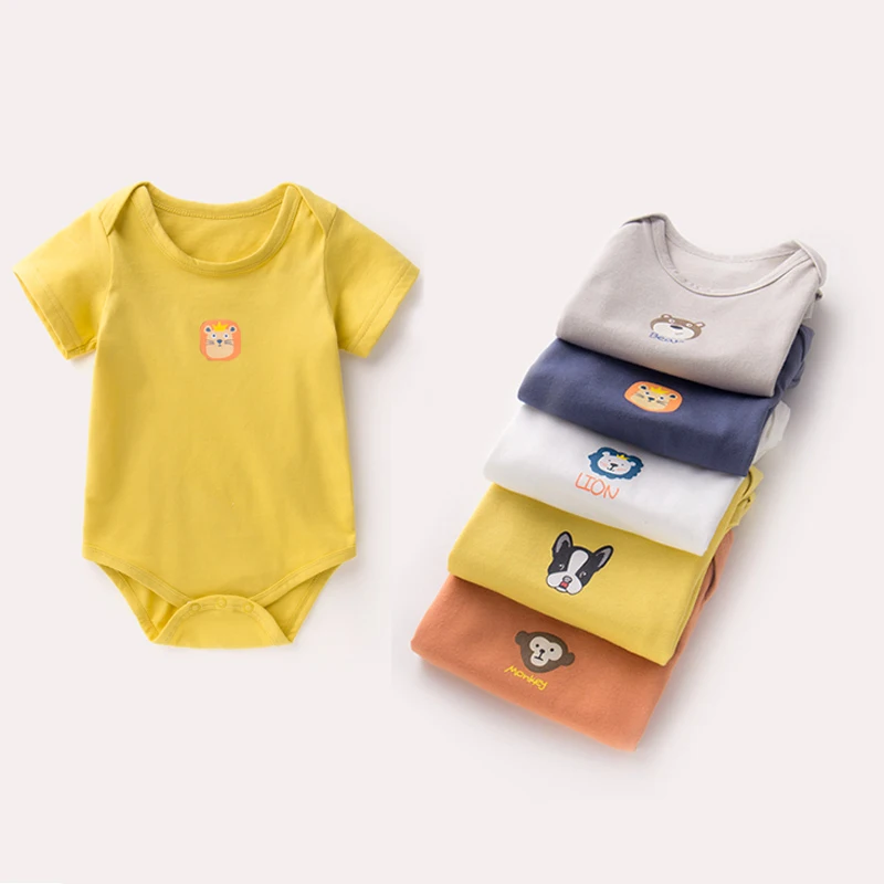 Brand Baby Summer Clothes Boys Romper Cartoon Jumpsuit Infant Rompers Newborn One Piece Outfit |