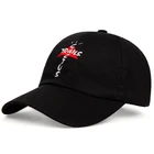 Бейсболка унисекс с вышивкой, 100% хлопок, в стиле хип-хоп