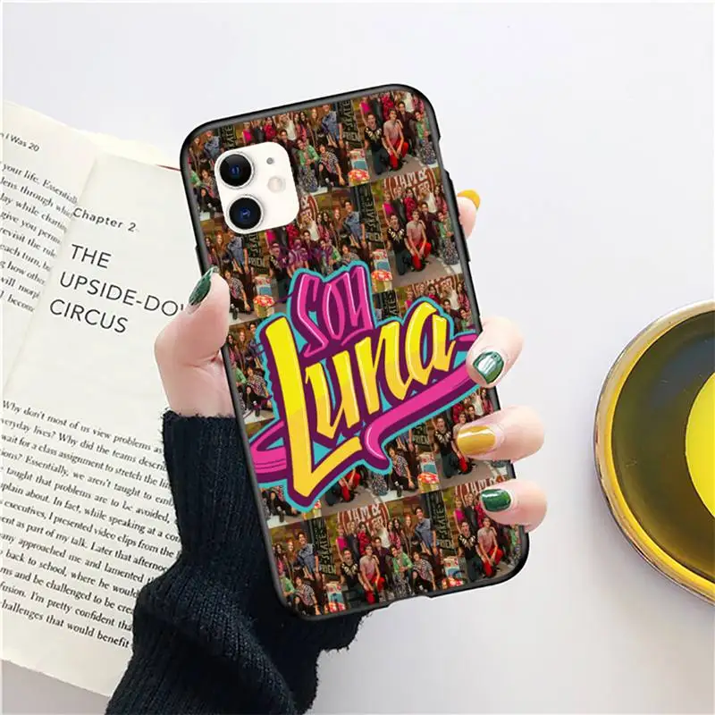 Хит продаж мягкий силиконовый чехол Soy Luna для телефона iphone 12 11Pro Max 11 XR XS X 8 7 6 6S Plus 5 5S