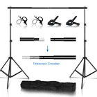 Телескопическая кросс-балка, обновленная подставка для фона, система поддержки фотографий, комплект для фотостудии, сумка для переноски фона