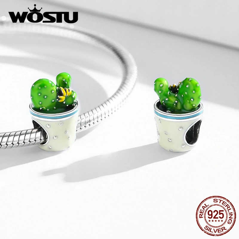 Подвеска из серебра 925 пробы в виде кактуса | Украшения и аксессуары