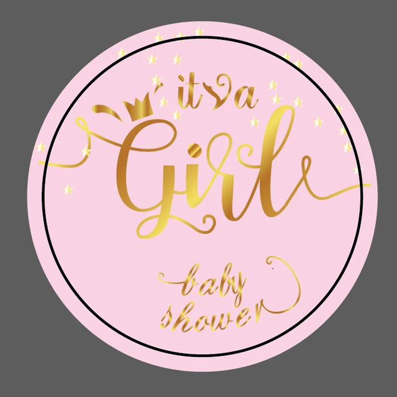 60 шт. это мальчик девочка дети день рождения этикетки стикеры детские Душ