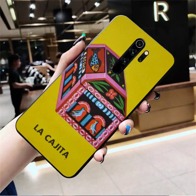 HUAGETOP мексиканский бинго лотерия DIY искусственный чехол для Redmi Note 9 8 8T 8A 7 6 6A Go Pro Max
