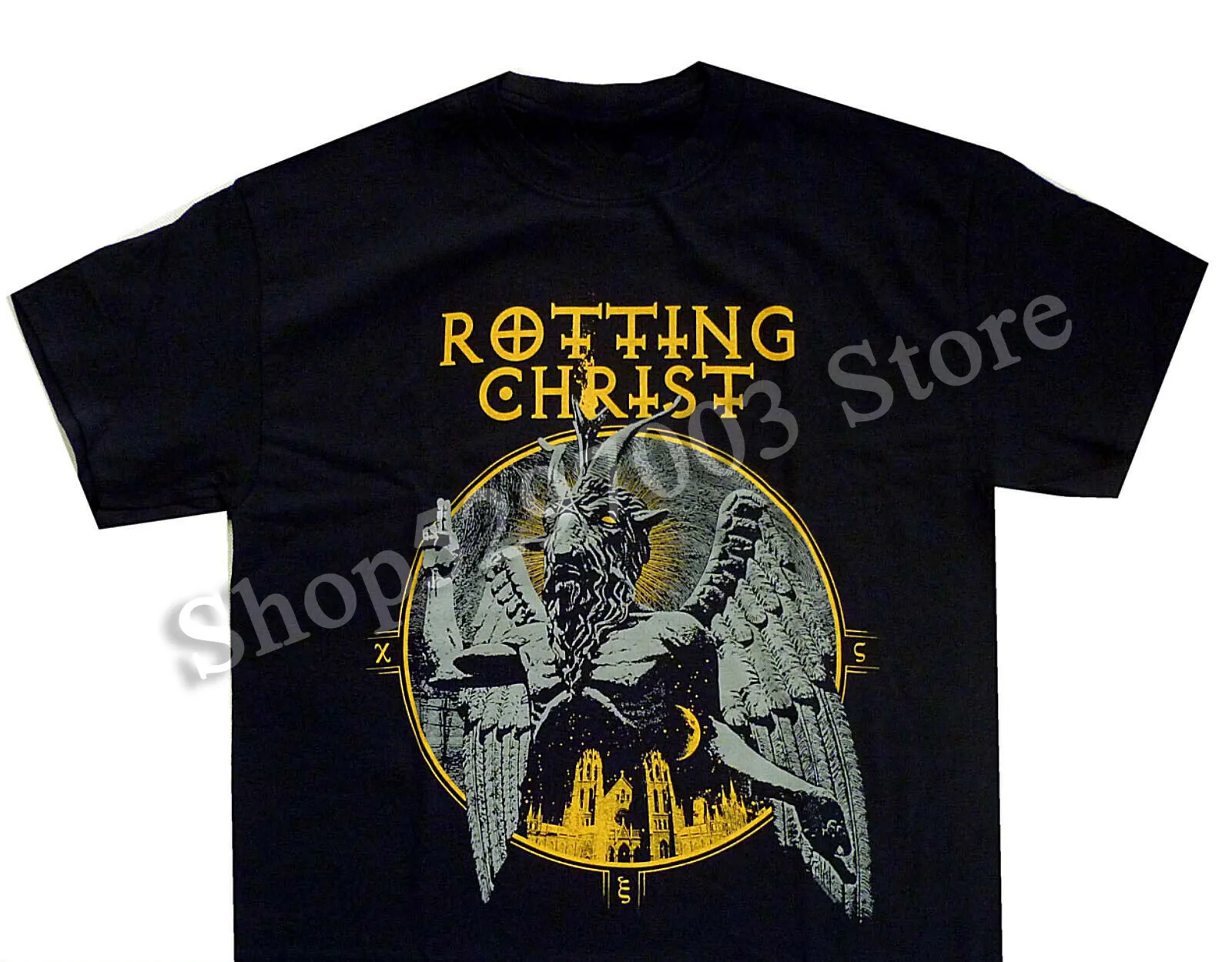 Rotting Christ Satanica рубашка S-Xxl Футболка Черная Металлическая футболка Новая