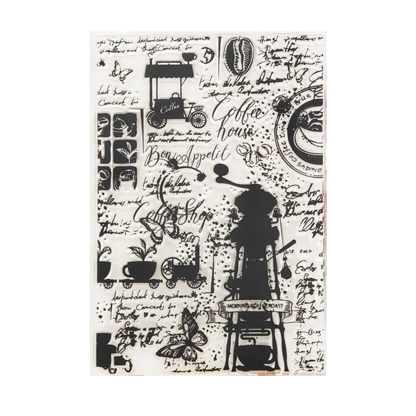 

Lighthouse background Clear Stamps for DIY Scrapbooking Card Transparent Rubber Stamps Making Photo Album Crafts Template Decor