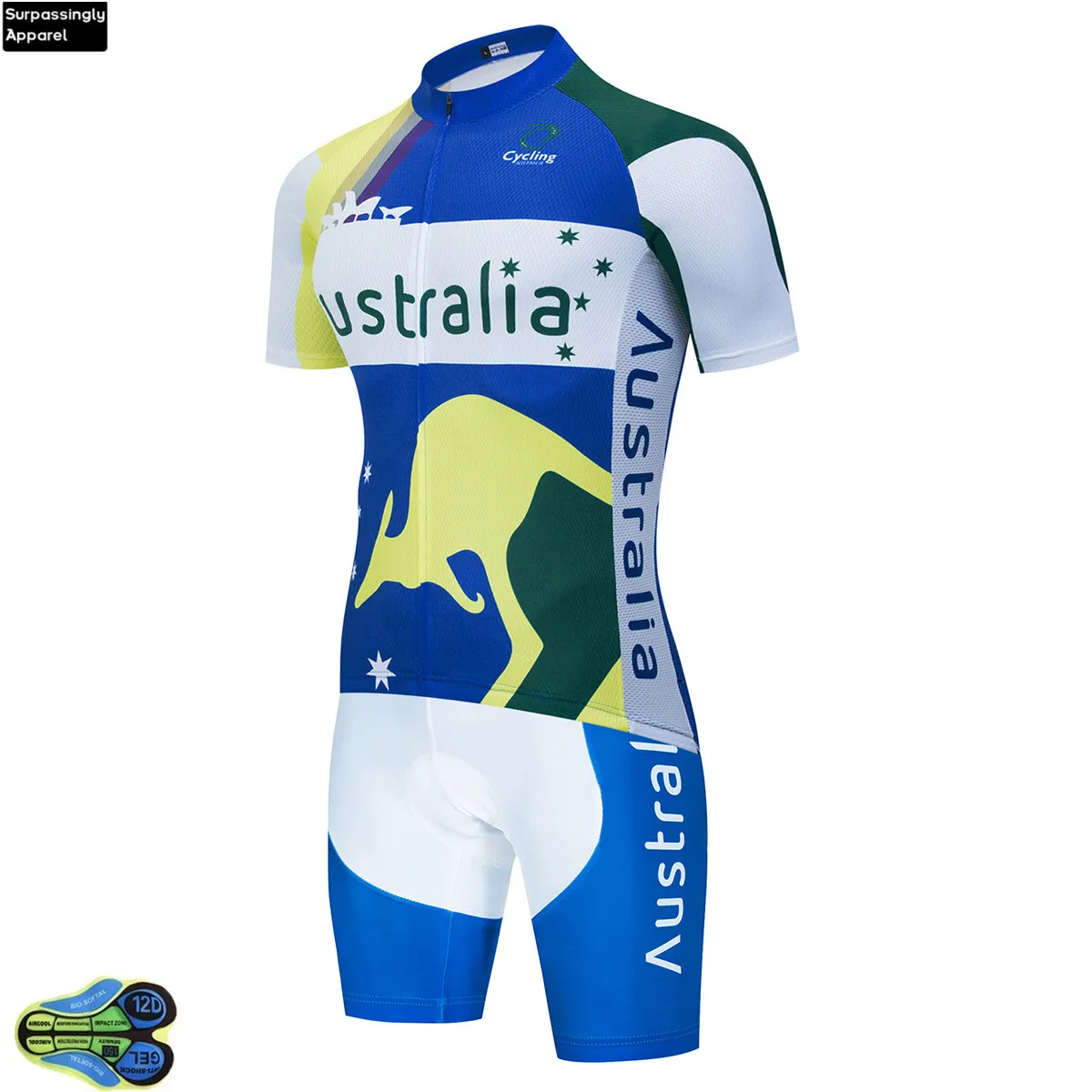 Профессиональная сборная Австралии велокостюм для велоспорта Ropa Ciclismo Майо