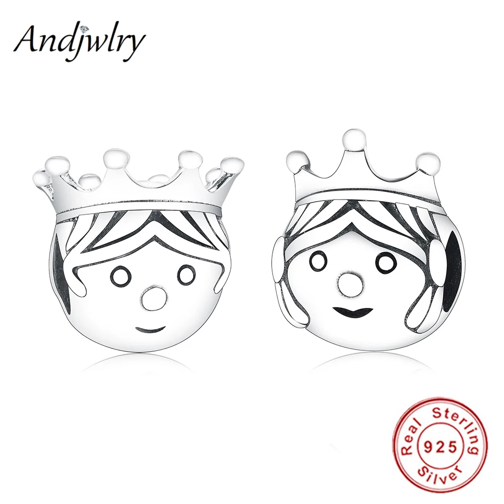 Подходит для оригинальных очаровательных браслетов 925 пробы Серебряная королева