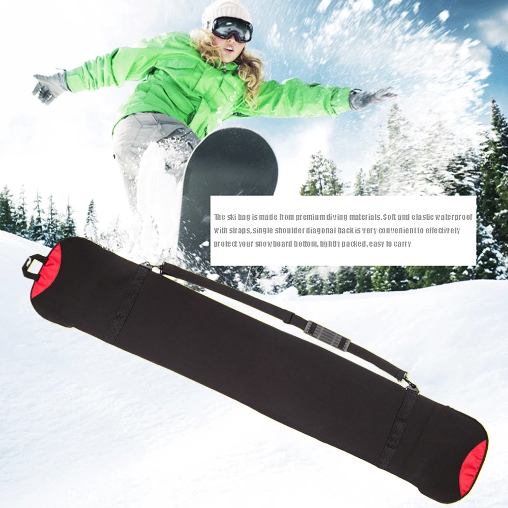 

Scratch Resistant Outdoor Snowboard Bag Plate Easy Carry Monoboard Sports Travel Protective Case Accessory Dumpling Skiing