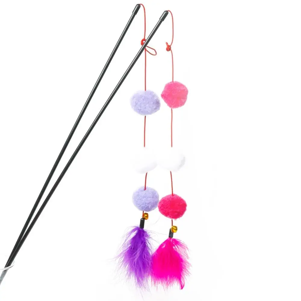 2019 Высококачественная пластиковая мышка с перьями забавная игрушка для кошек