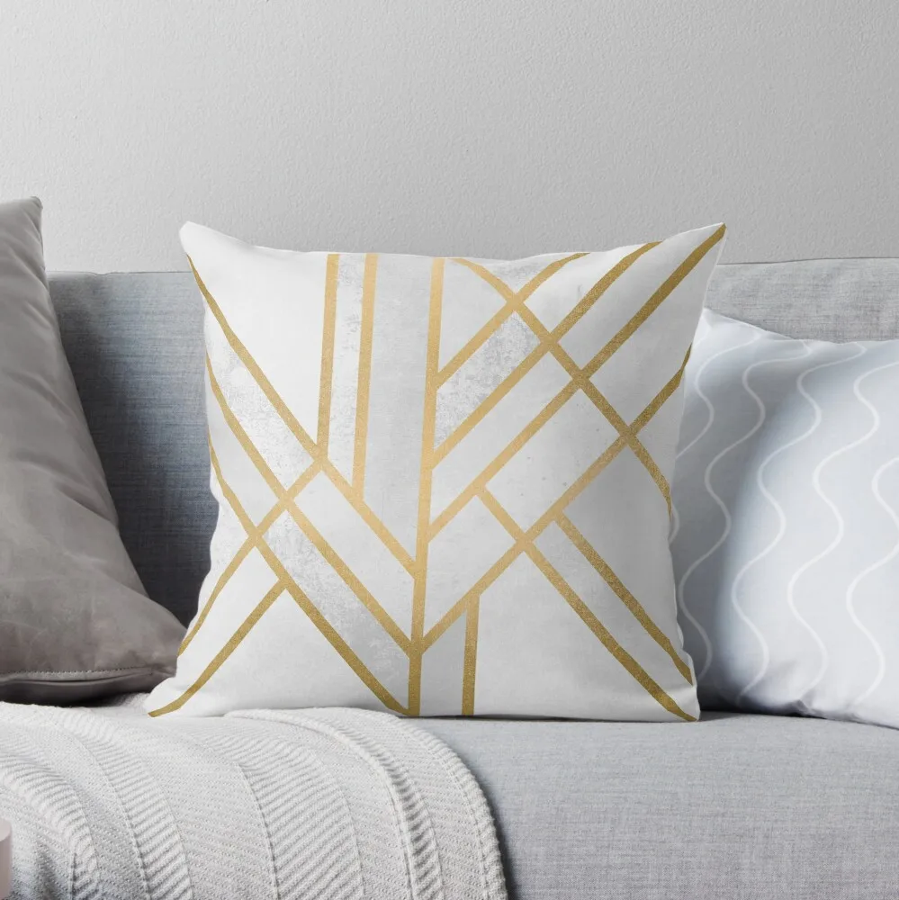 

Art Deco Geometry 2 Throw Pillow Pillow Case Polyester Home Decora Pillowcases Throw Pillow Case kussensloop almohada poszewka