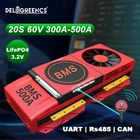 20S 300A 400A 500A BMS LiFePO4 Smart BMS с вентилятором UART RS485 modbus Bluetooth 60 в быстрое охлаждение Высокое качество новое поступление