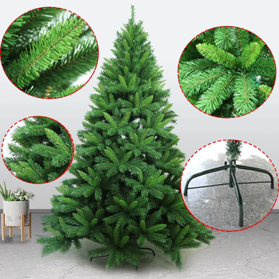 

Christmas 1.5m Luxury Encryption Christmas Tree 1.8m 1.2m Small Bare Tree Household Christmas Decorations